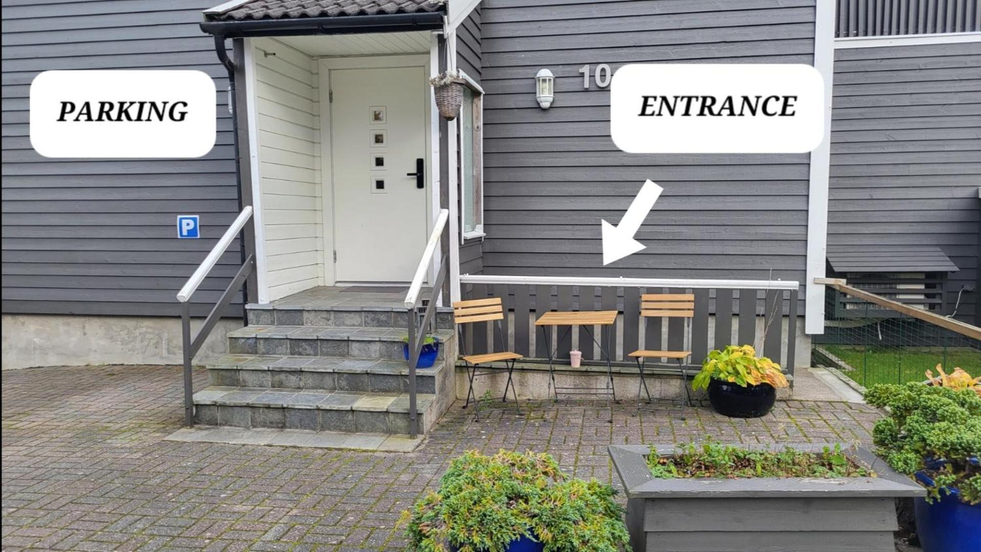 Fin Leilighet I Stille Og Rolig Omrade Med Gratis Privat Parkering! Stavanger Esterno foto